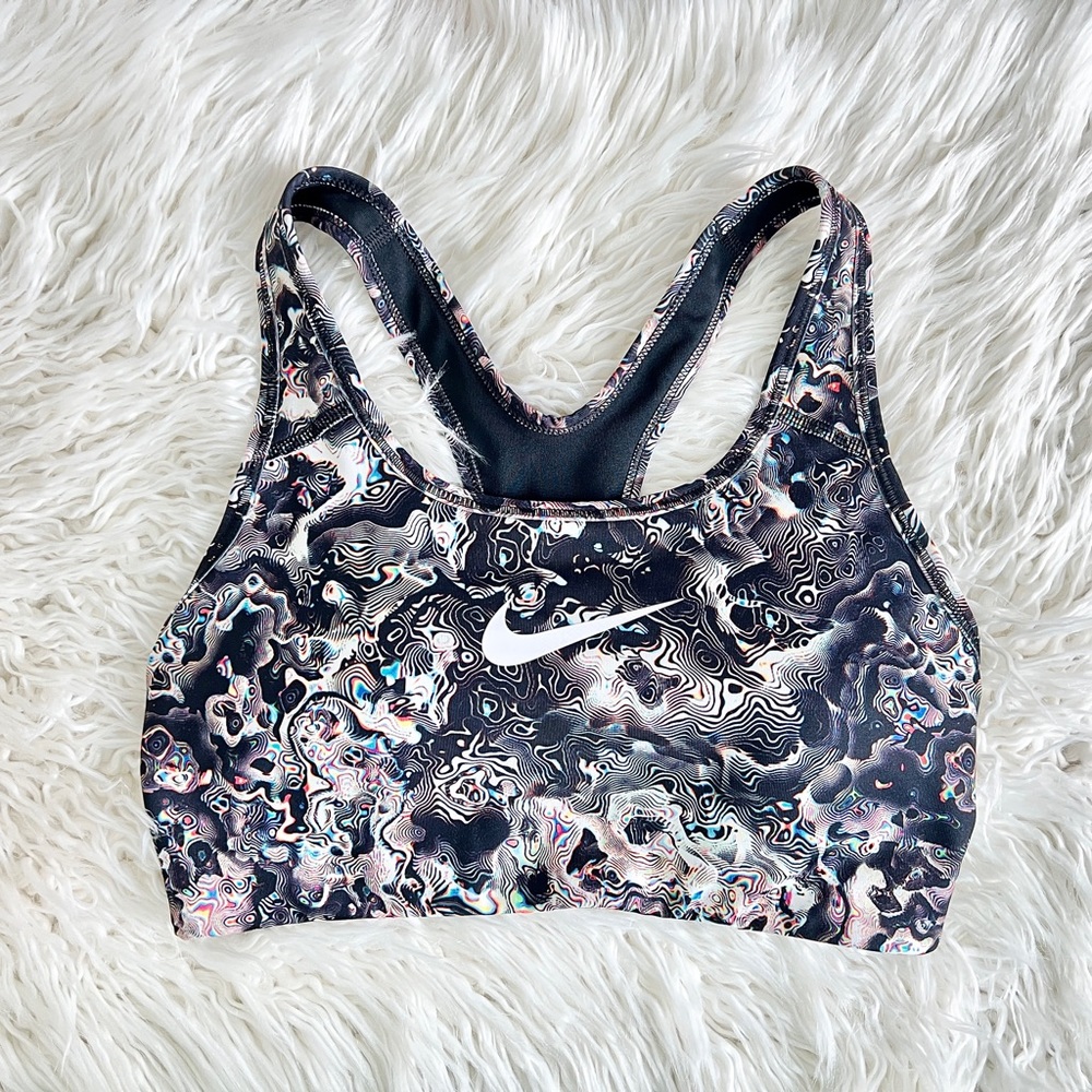 Nike gasoline slick sports bra